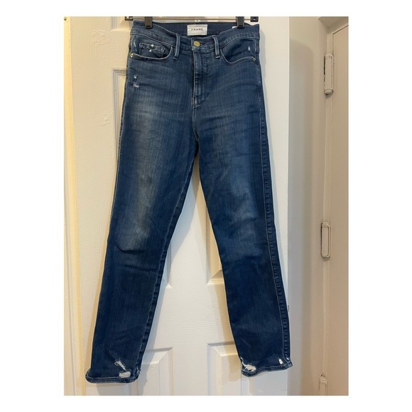 Frame Denim Denim - Frame Stretch Jean Le Sylvie Crop